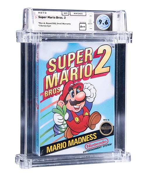 1988 Nintendo NES game Super Mario Bros. 2 (USA) Sealed Video Game (front) - Wata 9.6/A++.jpg