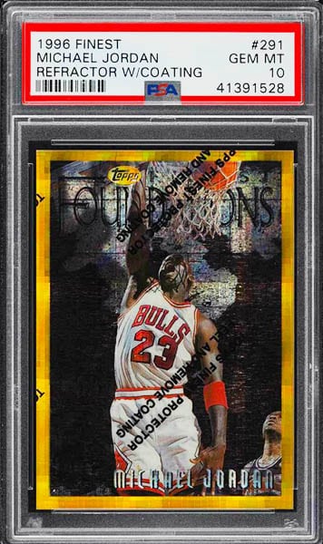 96-97 Topps Chrome Michael Jordan Refractor - Michael Jordan Cards