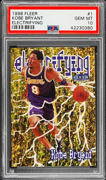 Sold at Auction: 1996-97 HOOPS KOBE BRYANT ROOKIE CARD
