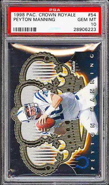 Peyton Manning Rookie Cards on   – Most Watched! – Wax Pack Gods