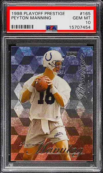 : 1998 Topps Football #360 Peyton Manning Rookie Card :  Collectibles & Fine Art