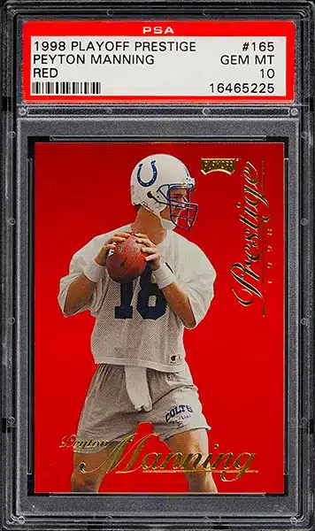 Peyton Manning Rookie Cards on   – Most Watched! – Wax Pack Gods