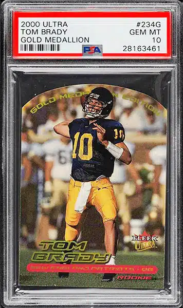 GRADED TOM BRADY ROOKIE 2000 VICTORY #326 SIGNED AUTO 10 PSA 10 RARE RC  PERFECT