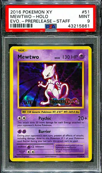 Japanese Mewtwo-Holo 1996 Pokemon TCG Base Set #150 - 1996 - US