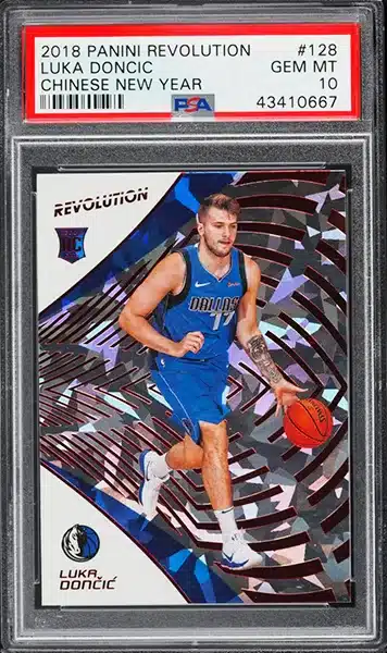 2018 Panini Revolution Chinese New Year Luka Doncic ROOKIE #128 PSA 10 GEM MINT