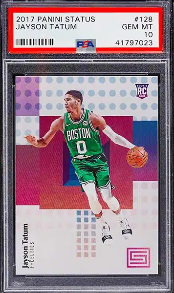 Lot - 2017 Panini Black Friday Materials Jayson Tatum Rookie #M-JT