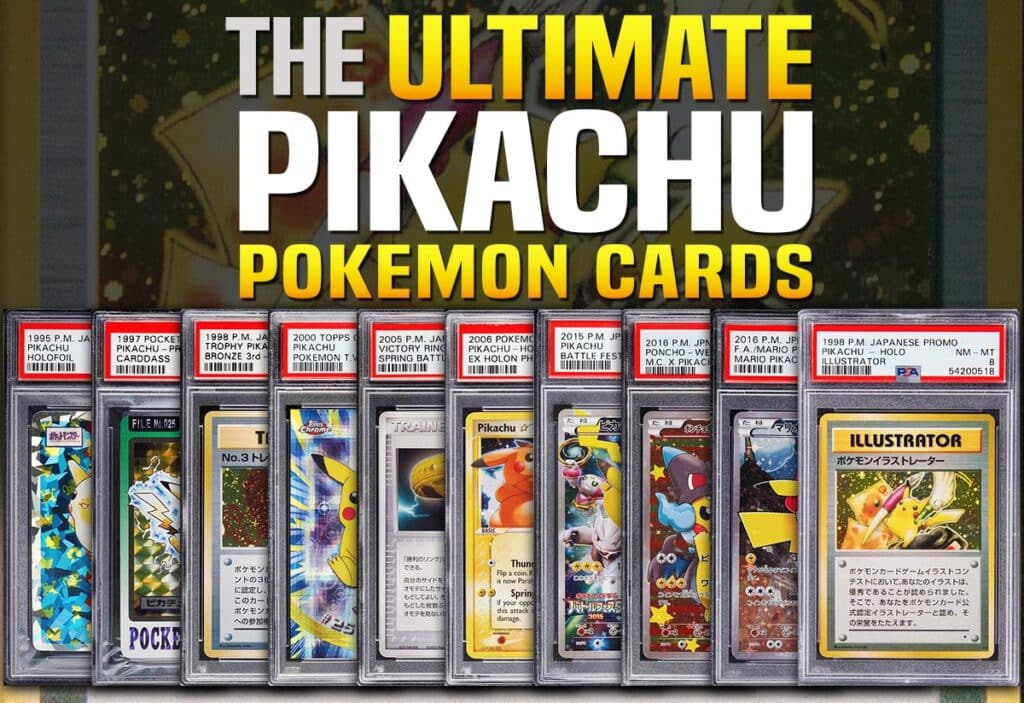 Best Pikachu Pokemon card checklist and price guide
