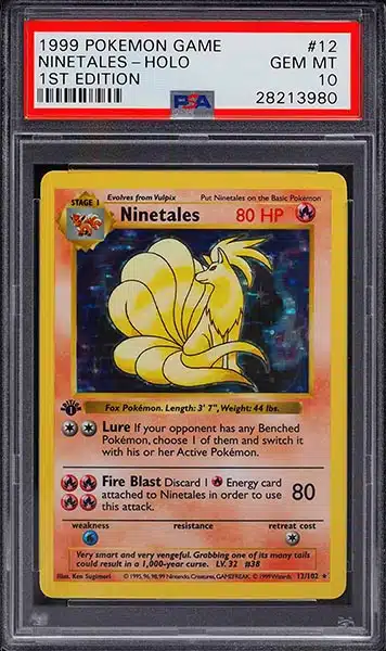 1999 Pokemon Alakazam - 1st Edition Shadowless