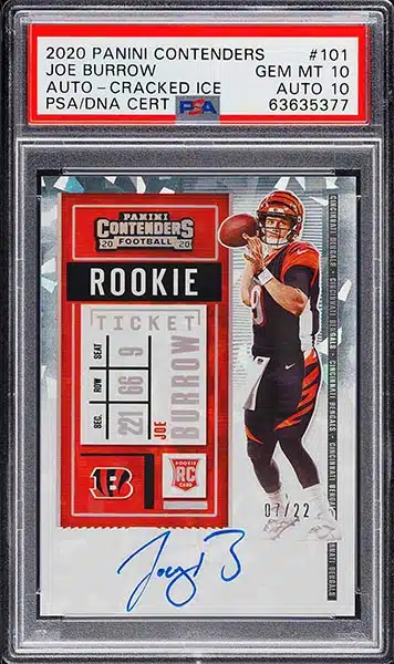 Joe Burrow 2020 Donruss Red Hot Rookies #RH-JB Price Guide