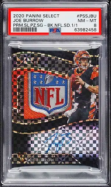 2021 Panini Certified JOE BURROW /50 Authentic NFL Jersey Patch Relic  INVEST! 