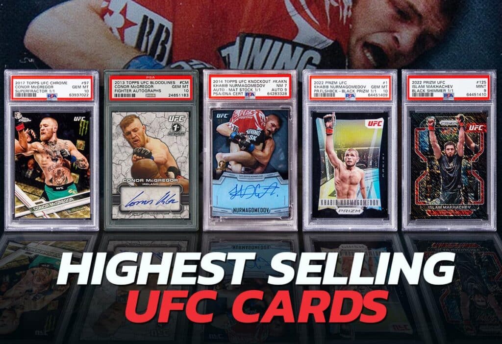 The most valuable highest selling UFC cards sold