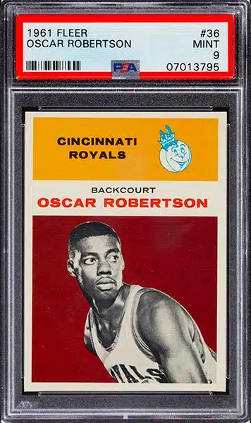 Vintage OSCAR ROBERTSON #14 Cincinnati Royals Gold Logo Champion