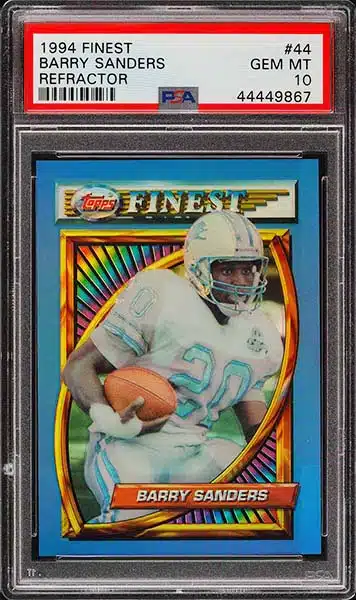 Top Barry Sanders Cards, Rookie Cards, Autographs, Inserts, Valuable