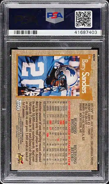 The 20 Best Early Barry Sanders Football Cards – Wax Pack Gods