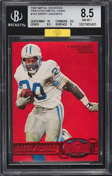 Top Barry Sanders Cards, Rookie Cards, Autographs, Inserts, Valuable