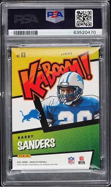 Top 15 Barry Sanders Football Cards & Rookie Card Values