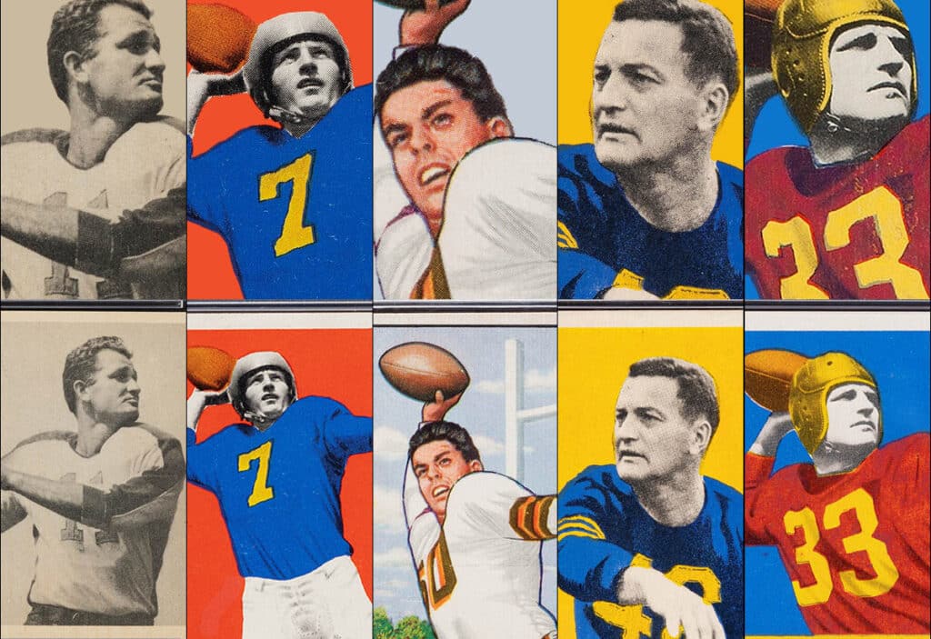 Top 5 Quarterbacks from the 1940s and their rookie card values