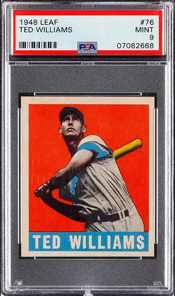 Ted Williams Baseball Card Values & Guide - Top 15 Cards To Buy