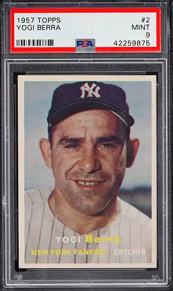 1958 Topps Yogi Berra #370 & 1948 Bowman Yogi Berra #6 Baseball Cards