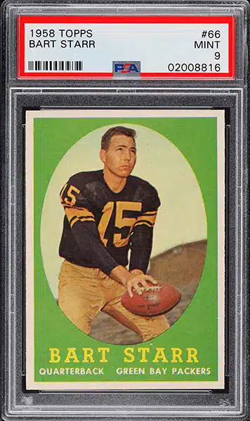 Bart Starr Trading Cards: Values, Tracking & Hot Deals