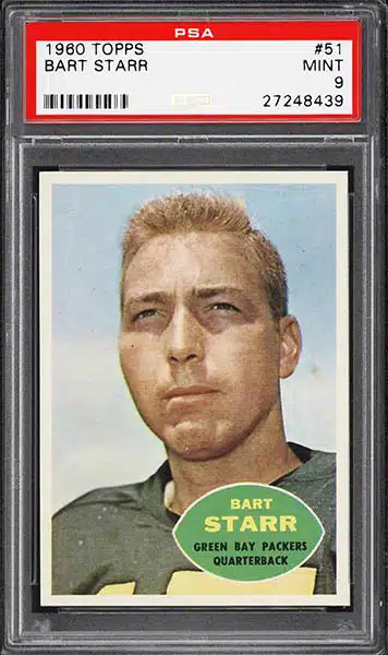 1969 Topps #215 Bart Starr Green Bay Packers Football Card EX app  scr/wrk/cres