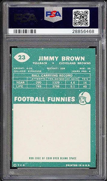 1960 Topps Jim Brown #23