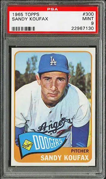 Top 10 Most Valuable Sandy Koufax Baseball Cards 