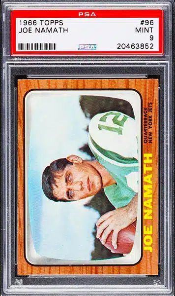 2020 Panini Mosaic Old School #os7 Joe Namath Card New York Jets Psa 9 Pop 5