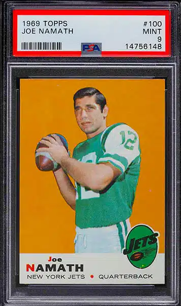 1967 Topps #98 Joe Namath New York Jets PSA 2 (MC) Graded