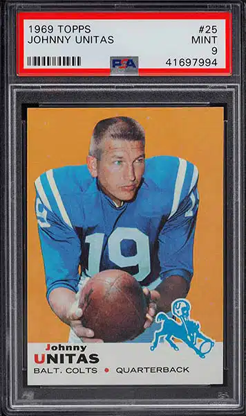 1958 Topps Johnny Unitas #22 PSA NM-MT 8 (OC). Football Cards, Lot  #41106