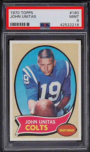 1973 Topps #455 Johnny Unitas San Diego Chargers Vintage Football