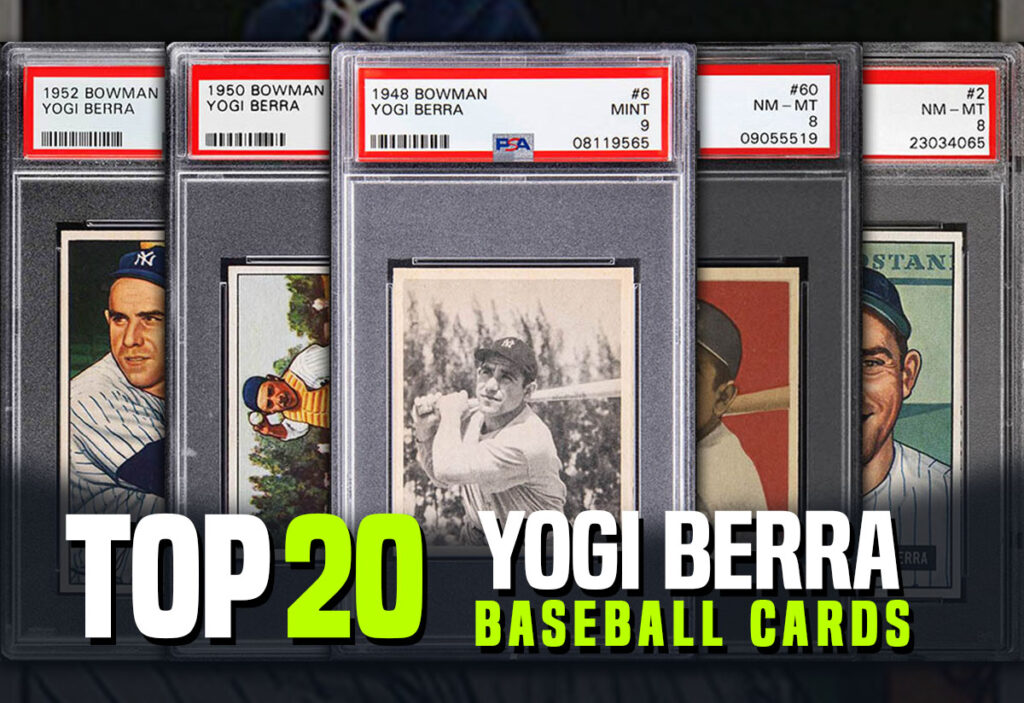 Top 20 Yogi Berra baseball card list best values and prices