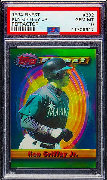 1994 Finest Ken Griffey Jr. Refractor #232 graded PSA 10