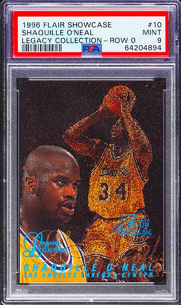1996-flair-showcase-shaquille-oneal-legacy-collection-10-pwcc-auctions