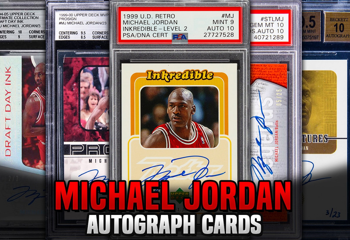 Michael Jordan Baseball Cards Checklist, Rookie List, Top Autographs