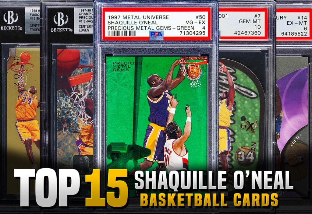 Shaquille O'Neal basketball cards to buy now most valuable and collectable