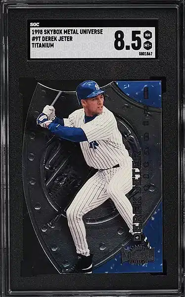 1998 Skybox Metal Universe Titanium Derek Jeter #9T SGC 8.5 NM-MT+