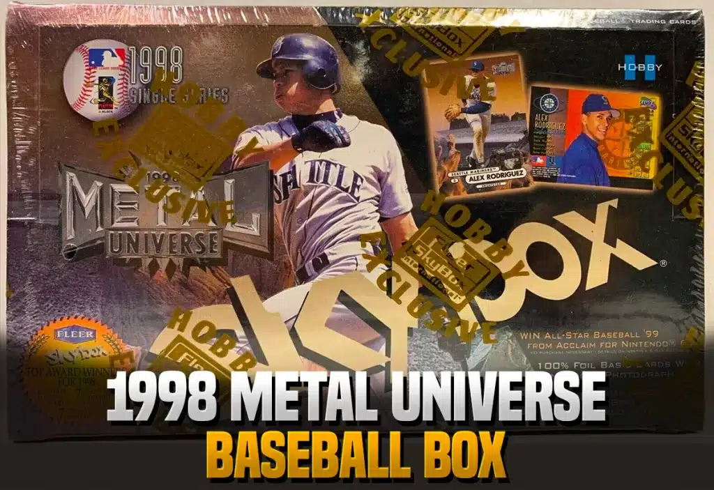 1998 metal universe baseball hobby box