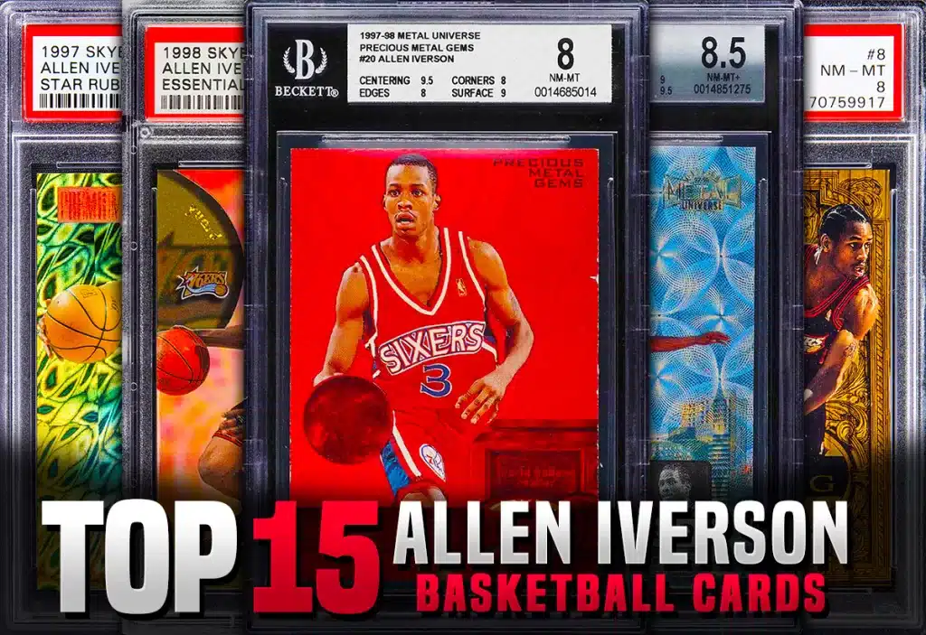 Allen Iverson Basketball Cards from the 90s Values and Prices