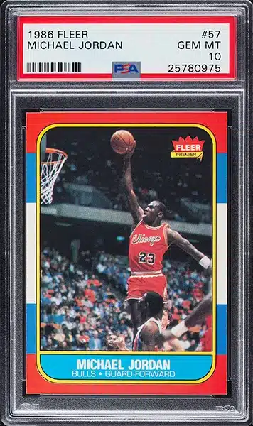 1986 Fleer Basketball Michael Jordan ROOKIE #57 PSA 10 GEM MINT