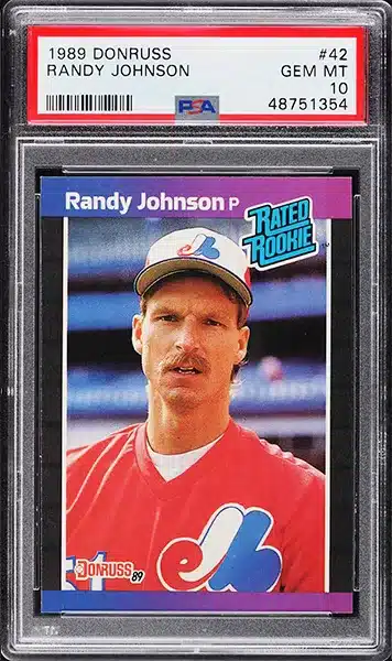 1989 Donruss Randy Johnson ROOKIE #42 PSA 10 GEM MINT