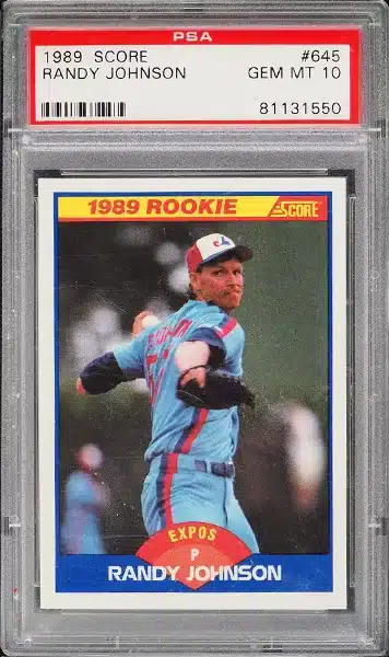 1989 Score Randy Johnson ROOKIE #645 PSA 10 GEM MINT