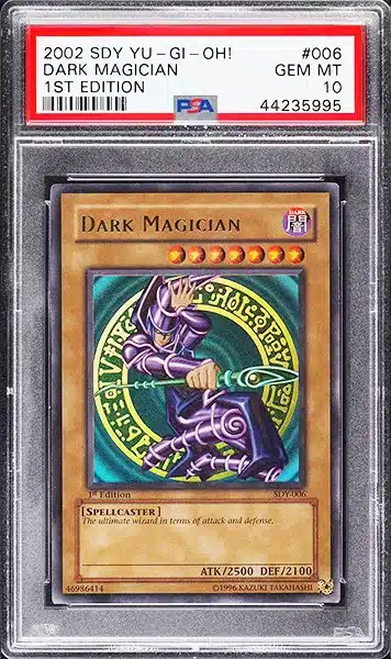 2002 Yu-Gi-Oh Starter Deck Yugi 1st Edition Dark Magician #SDY-006 PSA 10
