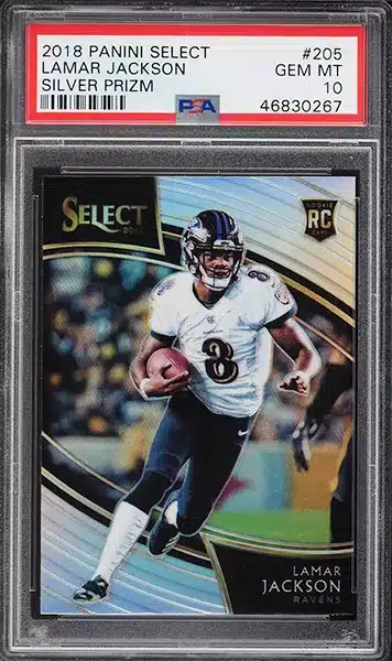 The Best Lamar Jackson Rookie Football Cards with Recent Prices