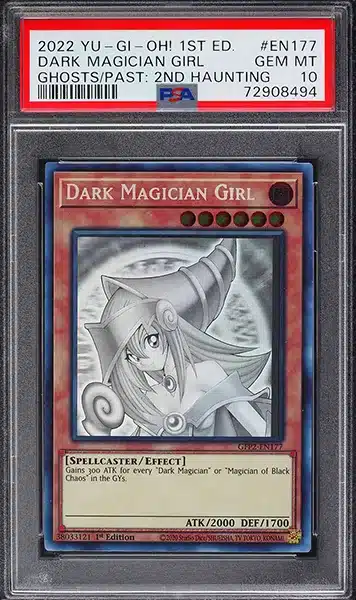 2022 Yu-Gi-Oh! GFP2 1st Edition Ghost Dark Magician Girl #GFP2-EN177 PSA 10 GEM