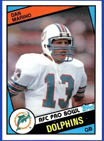 Authentic1984 Topps Dan Marino Rookie Card Front