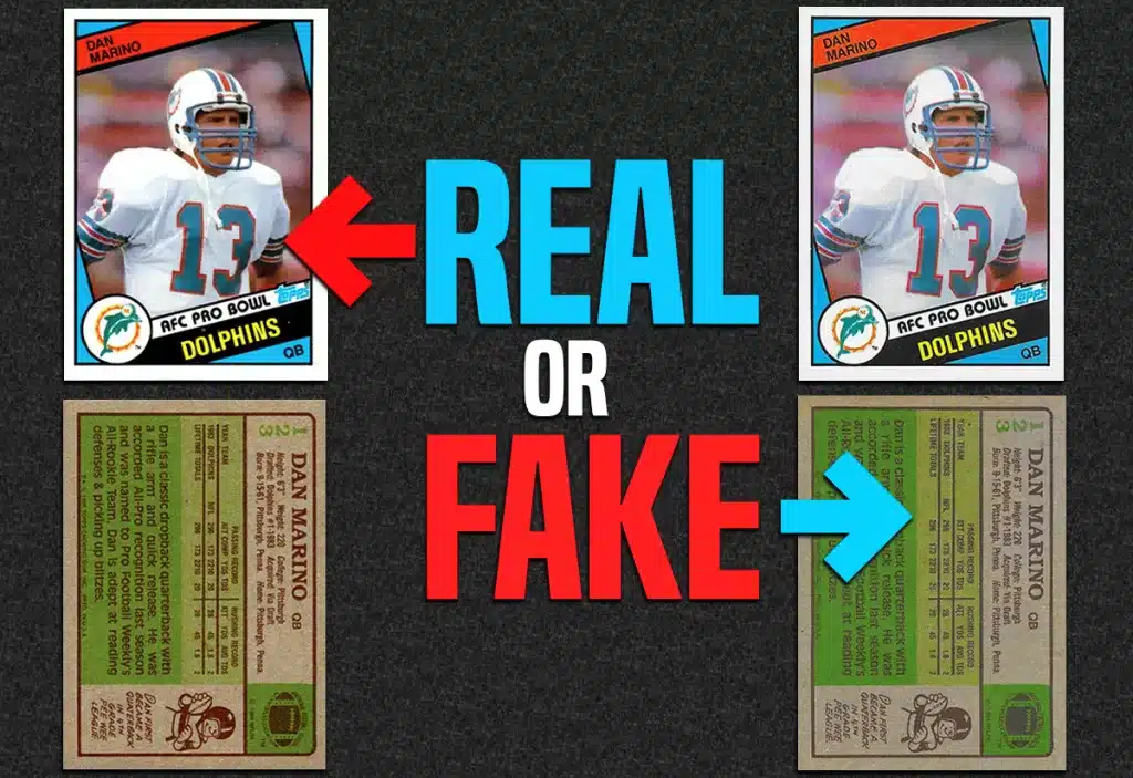 How to Find a Fake 1984 Topps Dan Marino Rookie Card