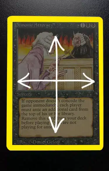 How to graded Magic the Gathering - Centering on Front