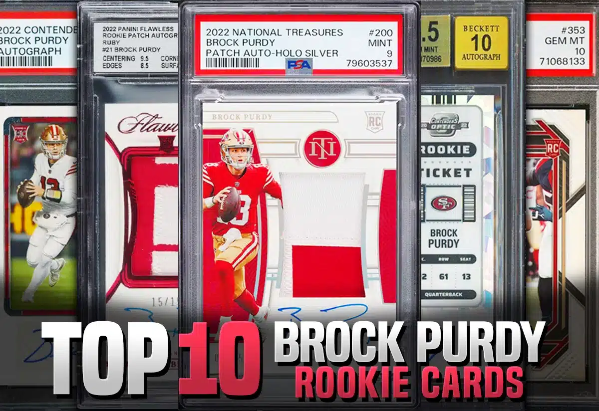 Top 10 Brock Purdy Rookie Cards - Values & Price Guide