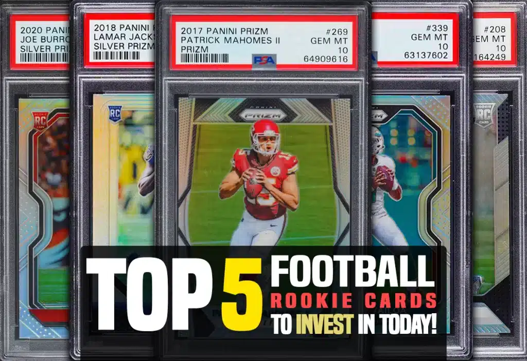 Top 5 NFL Football Rookie Cards to Invest in and Buy today